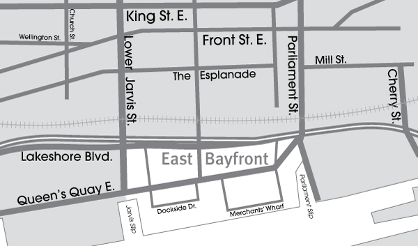 EastBayfront map